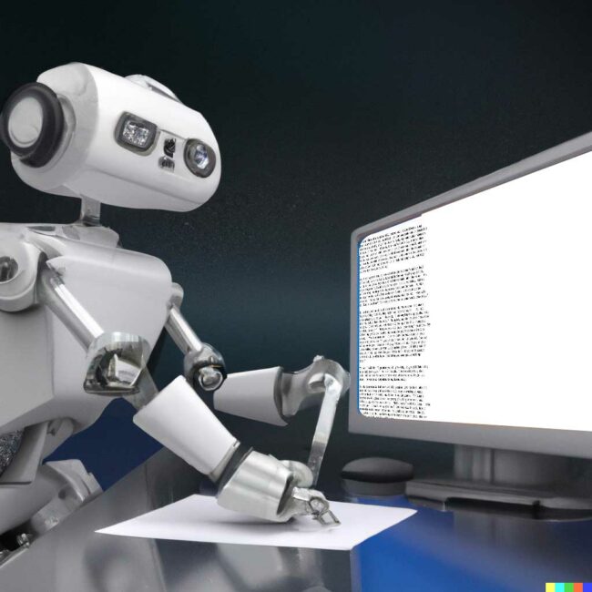 robot Was hat Lesen mit Denken und Imaginationsfähigkeit zu tun?